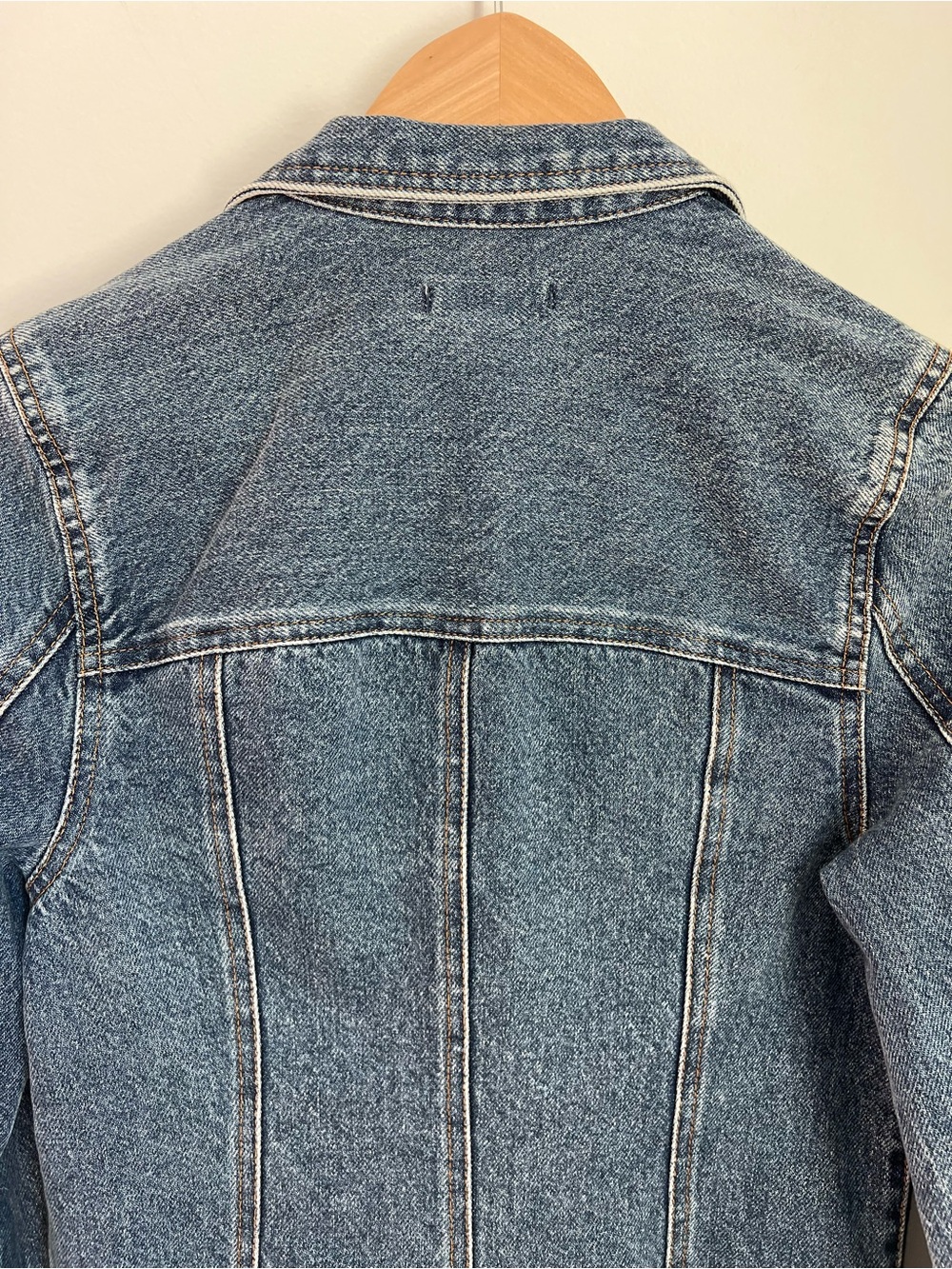 H&M | Medium Wash Blue Denim Jacket Dress Size XS - Picture 8 of 17